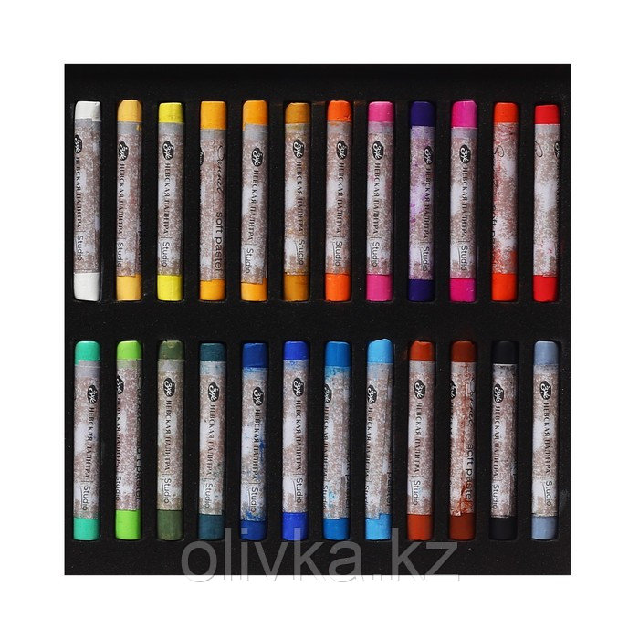 Пастель сухая ЗХК "Сонет", 24 цвета, Soft, D-8 мм/L-60 мм, круглое сечение, художественная, 7141224 - фото 6 - id-p110915243