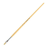 Кисть "Сонет" № 3, щетина, плоская, удлинённая ручка, d=7 мм