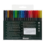 Набор ручек капиллярных 20 цветов Faber-Castell GRIP 0.4 мм, в пластиковом футляре, фото 5