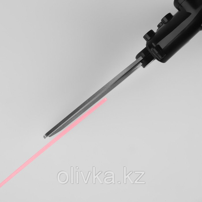 Ножницы закройные, с лазерной указкой, 8", 21 см, цвет чёрный - фото 5 - id-p110920782