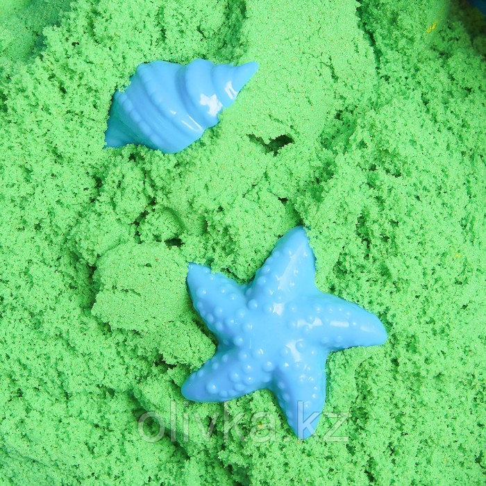 Космический песок зелёный, 2 кг - фото 3 - id-p110911778