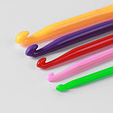 Набор крючков для вязания, d = 3-7 мм, 5 шт , цвет разноцветный, фото 2
