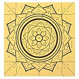 Набор для творчества. Фреска песком «Калейдоскоп желаний» + 9 цветов песка по 4 гр, блёстки, стека, фото 3