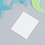 Наклейка фосфорная пластик "Звезды и месяцы" набор 25-29 шт 19х13 см, фото 5