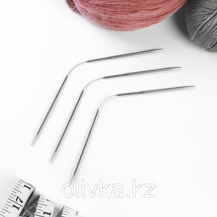 Спицы для вязания, чулочные, гибкие, d = 3,5 мм, 21 см, 3 шт - фото 2 - id-p110929264