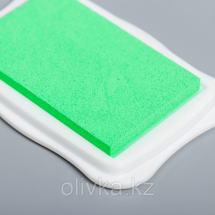 Штемпельная подушка неоновая "Зелёный" 1,9х6,7х10 см - фото 3 - id-p110933090
