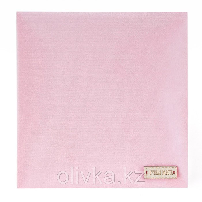 Ткань для пэчворка плюш «Нежно розовая», 52 × 50 см - фото 2 - id-p110915305