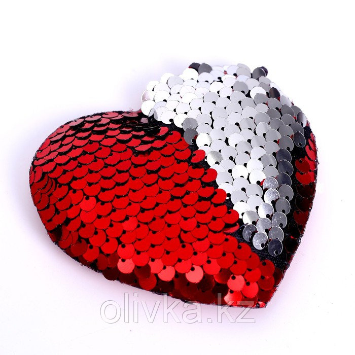 Сердце декоративное, размер: 9 × 8 × 1 см, цвет красный - фото 3 - id-p110935054