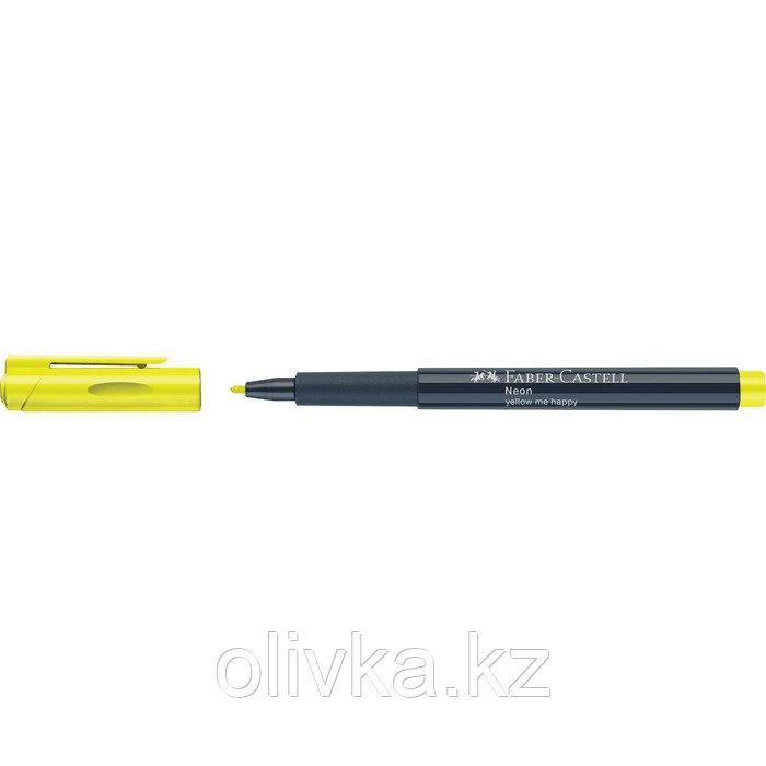 Маркер для декорирования Faber-Castell Neon, цвет 107 желтый, пулевидный, 1,5 мм - фото 1 - id-p110930225