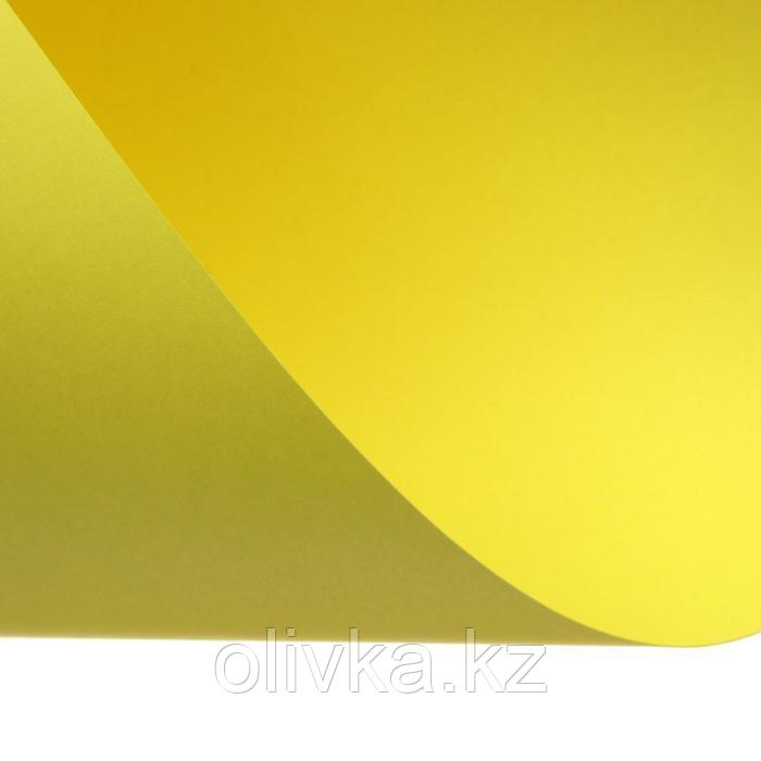 Картон цветной тонированный А3, 200 г/м², жёлтый - фото 2 - id-p110925473