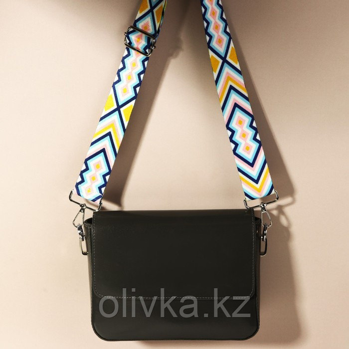 Ручка для сумки «Орнамент», стропа, 135 ± 3 × 3,8 см, цвет разноцветный - фото 4 - id-p110946741