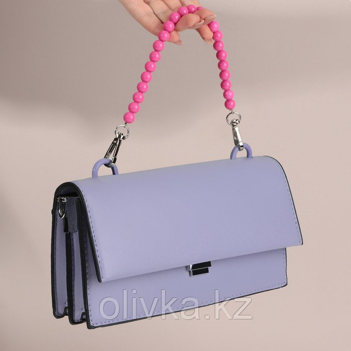 Ручка для сумки, бусы, d = 10 мм, 30 см, цвет розовый - фото 5 - id-p110946765