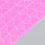 Набор уголков с кармашком для фотографий 102 уголка "Розовый с прозр. плёнкой" 10,3х14,8 см, фото 3