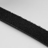 Липучка двусторонняя, 20 мм × 25 ± 1 м, цвет чёрный, фото 3
