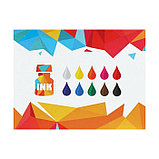 Набор цветной туши Koh-I-Noor, 10 цветов в тубах по 20 мл, картонная упаковка, фото 3