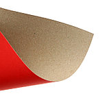Картон цветной А4, 190 г/м2, немелованный, красный, цена за 1 лист, фото 2