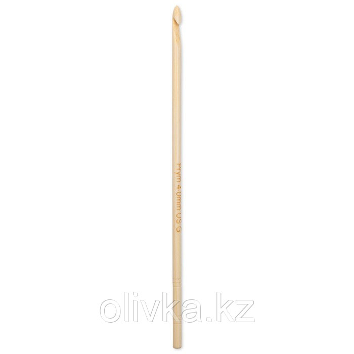 Крючок для вязания, бамбуковые, 4,0 мм/15 см - фото 2 - id-p110934158