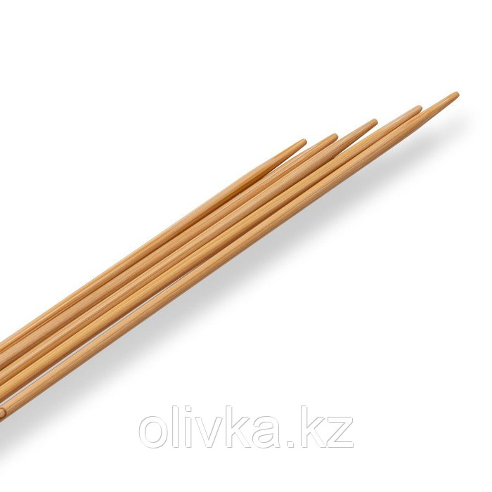 Спицы чулочные, бамбуковые, 2,0 мм/20см, 5 шт - фото 3 - id-p110934172