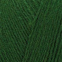 Пряжа "Lanagold 800" 49% шерсть, 51% акрил 730м/100гр (118 зеленая трава)