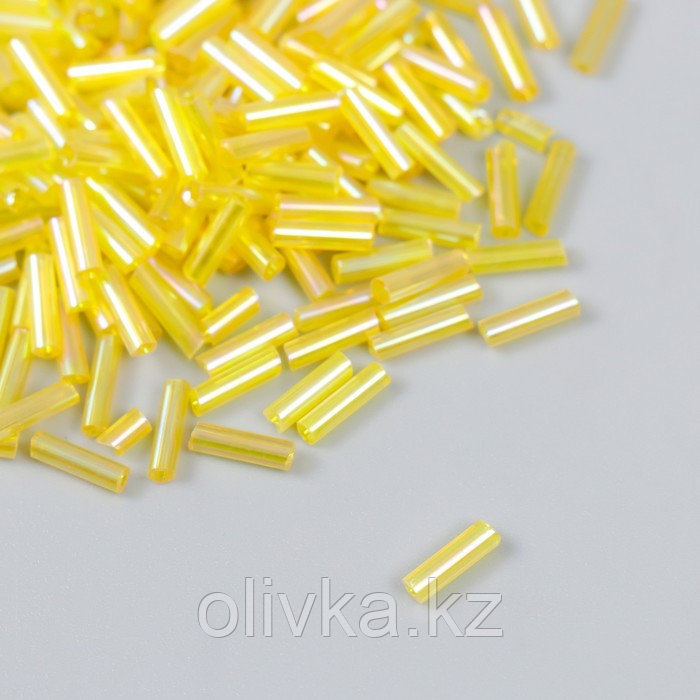 Бисер "Zlatka" стеклярус 10 г, размер 3", 6 мм, №0170 желтый 93"78561 - фото 1 - id-p110941833