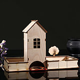 Чайный домик "Просторный со двором", с салфетницей/конфетницей, местом для солонки/перечницы, фото 3