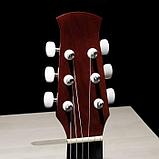 Акустическая гитара 6-ти струнная, менз. 650мм., струны металл, головка с пазами, фото 2