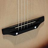 Акустическая гитара 6-ти струнная, менз. 650мм., струны металл, головка с пазами, фото 4