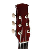Акустическая гитара 6-ти струнная, менз. 650мм., струны металл, головка с пазами, фото 6