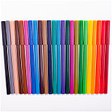 Фломастеры 24 цвета Centropen 7790 "Пингвины" пластиковый конверт, линия 1.0 мм, фото 2