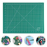 Мат для резки, двусторонний, 60 × 45 см, А2, цвет зелёный, фото 4