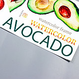 Наклейка пластик интерьерная цветная "Авокадо" 30х90 см, фото 3