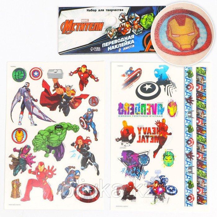 Набор детских татуировок «Avengers» Мстители - фото 1 - id-p110932217