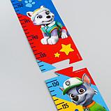 Щенячий патруль. Наклейка - ростомер Paw Patrol "Друзья навсегда", 150 см., фото 4