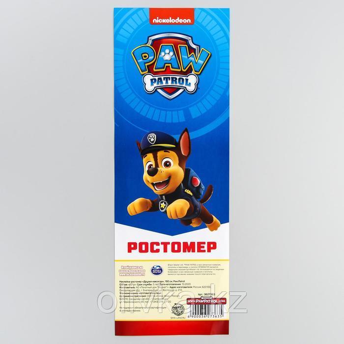 Щенячий патруль. Наклейка - ростомер Paw Patrol "Друзья навсегда", 150 см. - фото 5 - id-p110916362