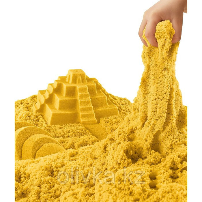 Космический песок, жёлтый, 2 кг - фото 2 - id-p110941868