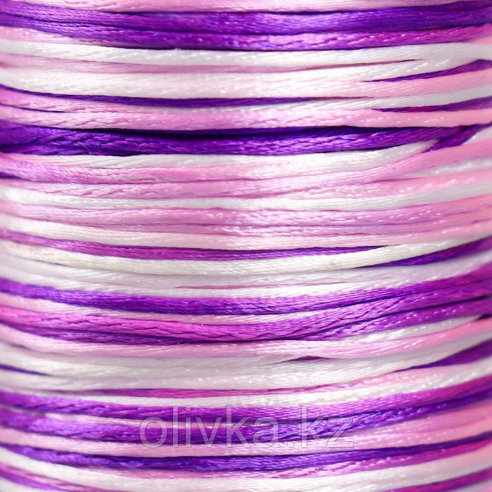 Шнур для творчества "Фиолетовая дымка" намотка 90±2 м толщина 1 мм 7х5,6х5,6 см - фото 3 - id-p110947856