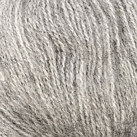 Пряжа "Angora real 40" 60% акрил, 40% шерсть 430м/100гр (614 серый меланж)