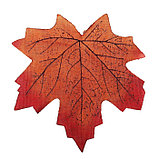 Декор «Кленовый лист», набор 50 шт, коричнево-красный цвет, фото 2