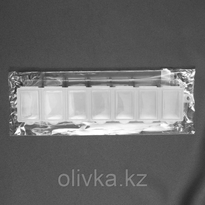 Органайзер для бисера, 15,3 × 3,4 × 2,4 см, цвет прозрачный - фото 3 - id-p110911145