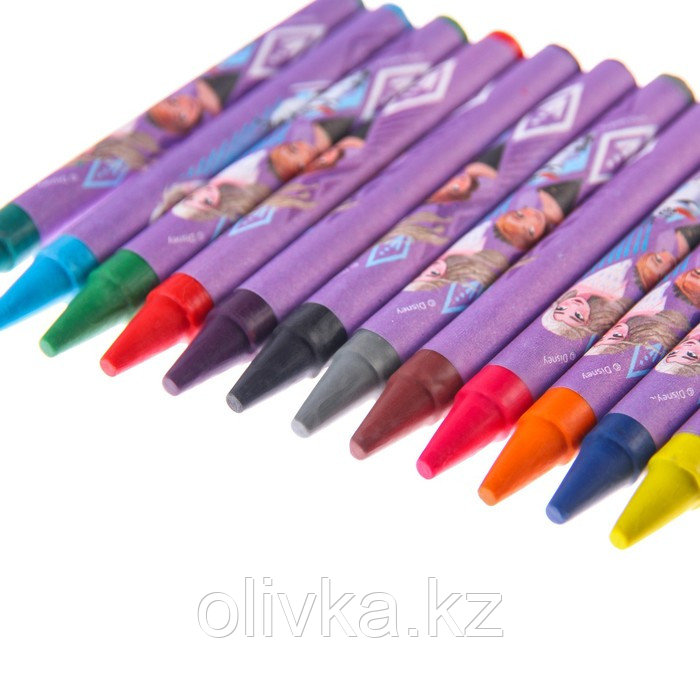 Восковые карандаши, набор 12 цветов, Холодное сердце: Эльза и Анна - фото 3 - id-p110939015