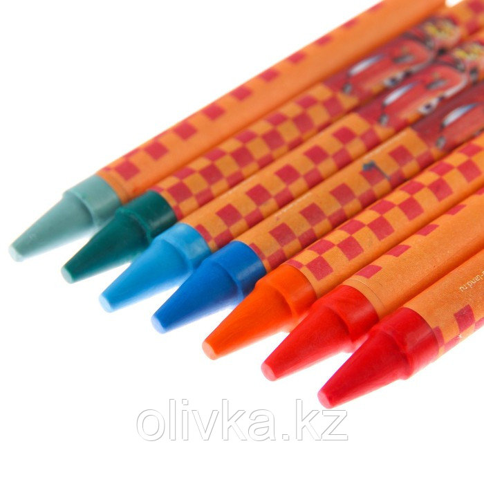 Восковые карандаши, набор 24 цвета , Тачки - фото 3 - id-p110939016