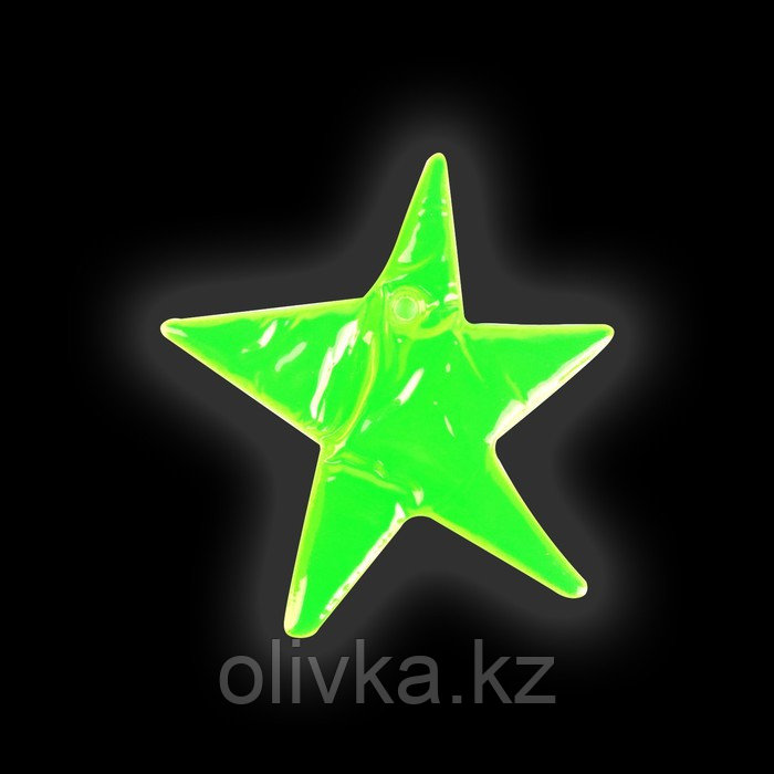 Светоотражающий элемент «Звезда», двусторонний, 7,5 × 7,5 см, цвет МИКС - фото 4 - id-p110911932