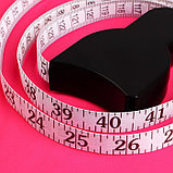 Рулетка для измерения объёмов тела портновская, 150 см (см/дюймы), цвет чёрный, фото 2