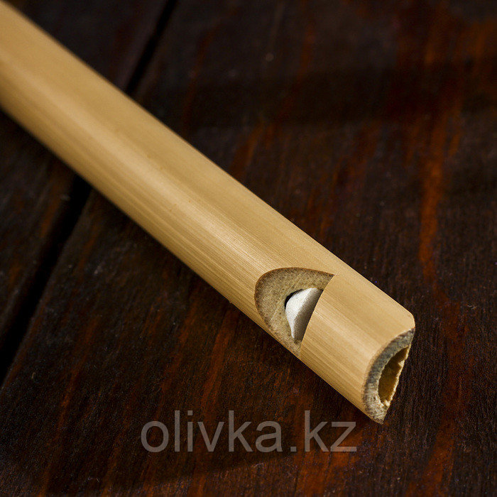 Музыкальный инструмент Свисток из бамбука 17х1,5х1,5 см - фото 3 - id-p110909343