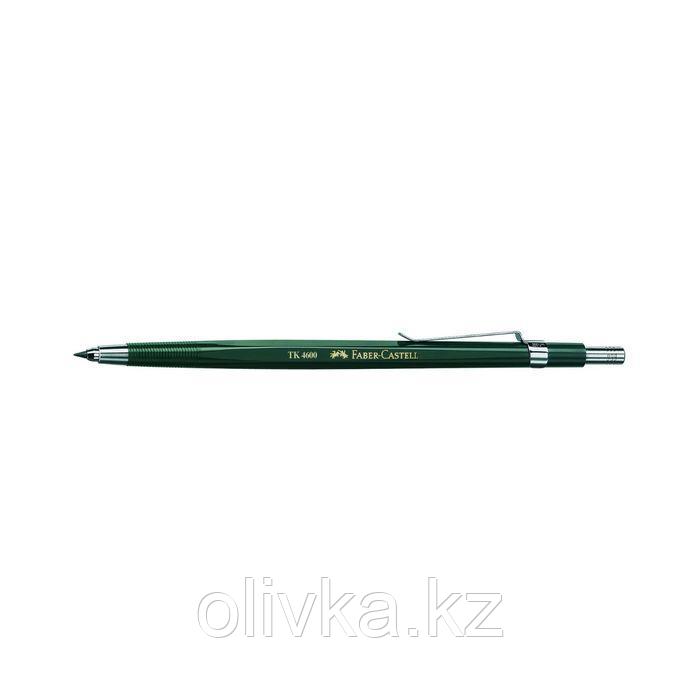 Карандаш цанговый 2.0 мм Faber-Castell TK® 4600 разной твёрдости (6H-3B) зелёный - фото 1 - id-p110913792