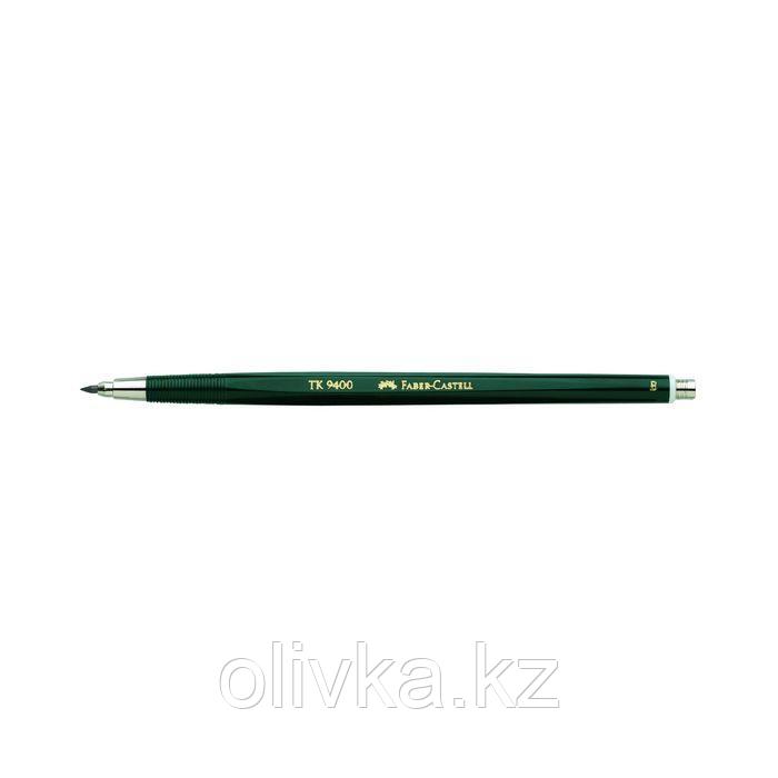 Карандаш цанговый 2.0 мм Faber-Castell TK® 9400 B зелёный
