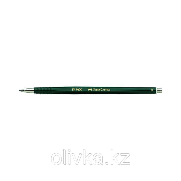 Карандаш цанговый 2.0 мм Faber-Castell TK® 9400 B зелёный - фото 1 - id-p110913793