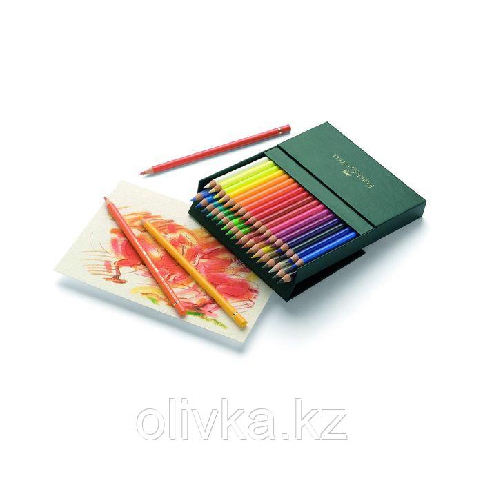 Карандаши художественные набор Faber-Castell Polychromos® 36 цветов, в коробке из искусственной кожи - фото 2 - id-p110913794