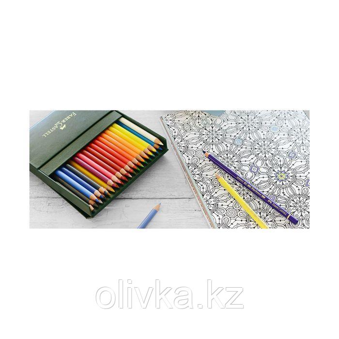 Карандаши художественные набор Faber-Castell Polychromos® 36 цветов, в коробке из искусственной кожи - фото 3 - id-p110913794