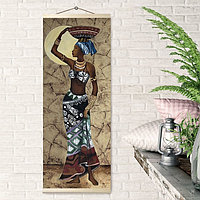 Сандар бойынша сурет 35 × 88 см "Панель. Африкалық стиль" 24 түс